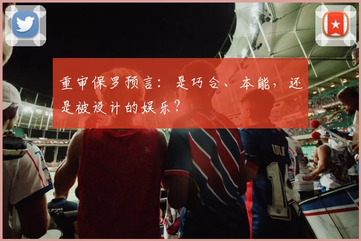 重审保罗预言:是巧合、本能,还是被设计的娱乐?