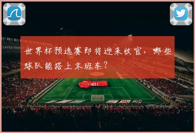世界杯预选赛即将迎来收官，哪些球队能搭上末班车？